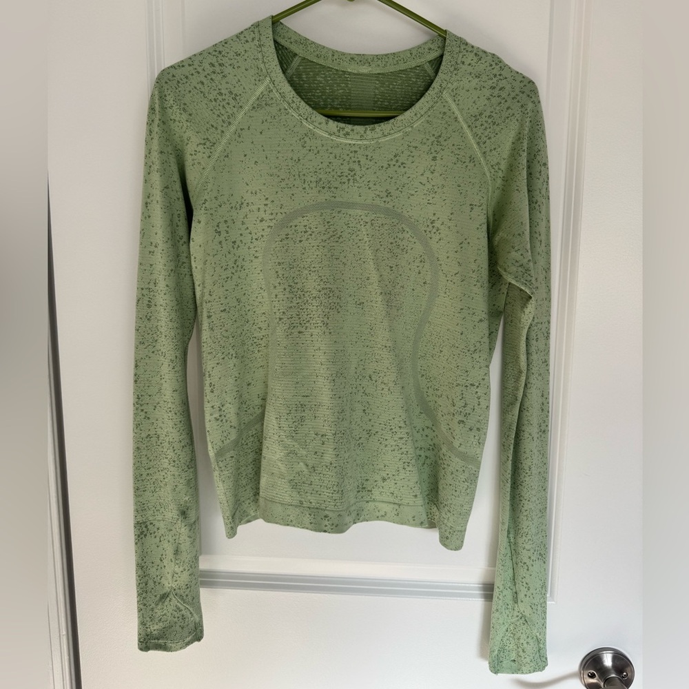 lululemon athletica Green Long Sleeve Top